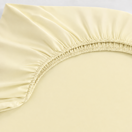 Lençol Estampado para Berço 100% Algodão Amarelo