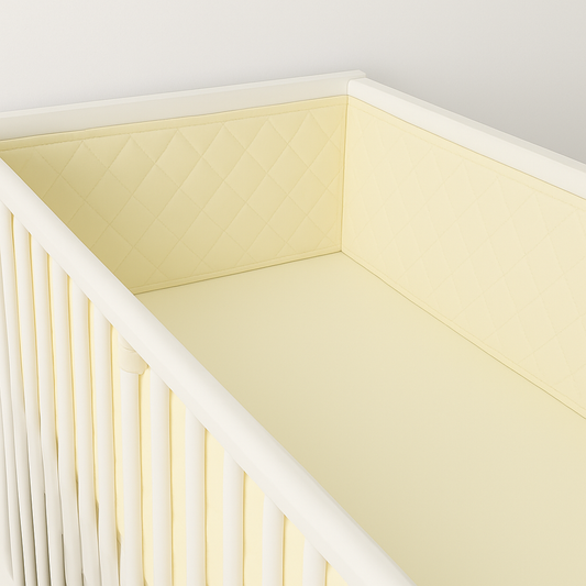 Protetor de Grade Total 360° para Berço Americano Amarelo