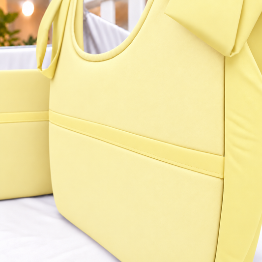 Porta Fraldas ou Porta Treco de Varal Amarelo