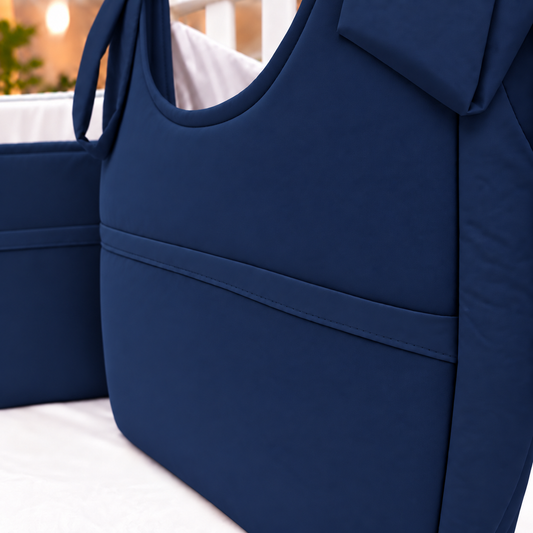 Porta Fraldas ou Porta Treco de Varal Azul Marinho
