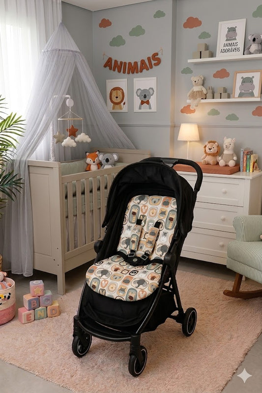 Colchonete para Carrinho Bichos