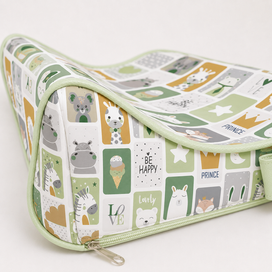 Trocador de Cômoda Americano Bichos Verde c/ Verde