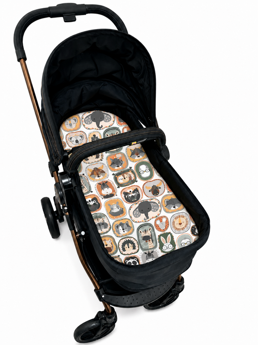 Fronha para Ninho Casulinho Premium para Carrinho Moisés Universal Bichos