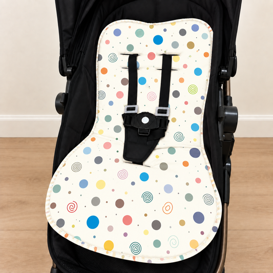 Capa para Carrinho de Bebê Universal Bolas Menino c/ Azul Bebê