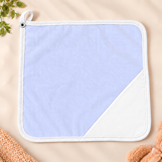 Toalha de Boca Malha Dupla Penteada Premium Branco | Kit com 3 Unidades