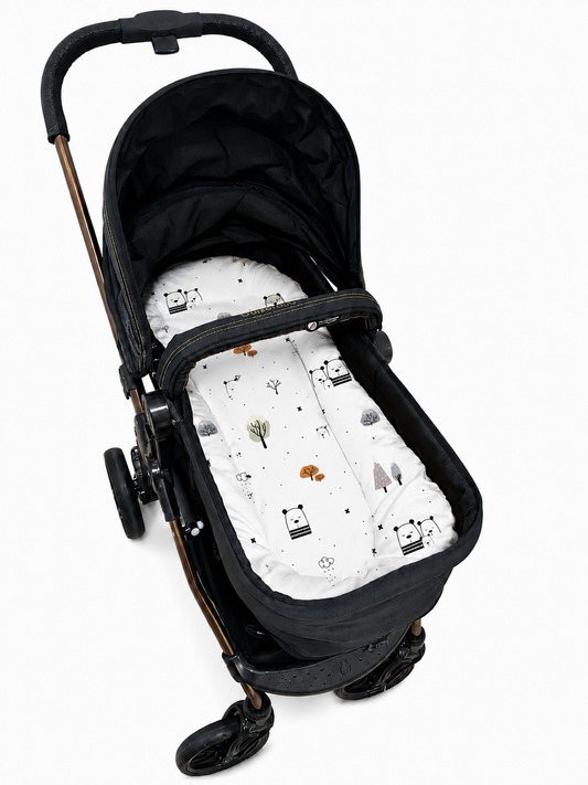 Fronha para Ninho Casulinho Premium para Carrinho Moisés Universal Escandinava