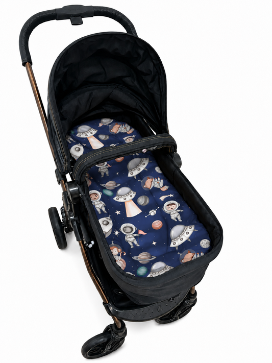 Fronha para Ninho Casulinho Premium para Carrinho Moisés Universal Espaço Marinho