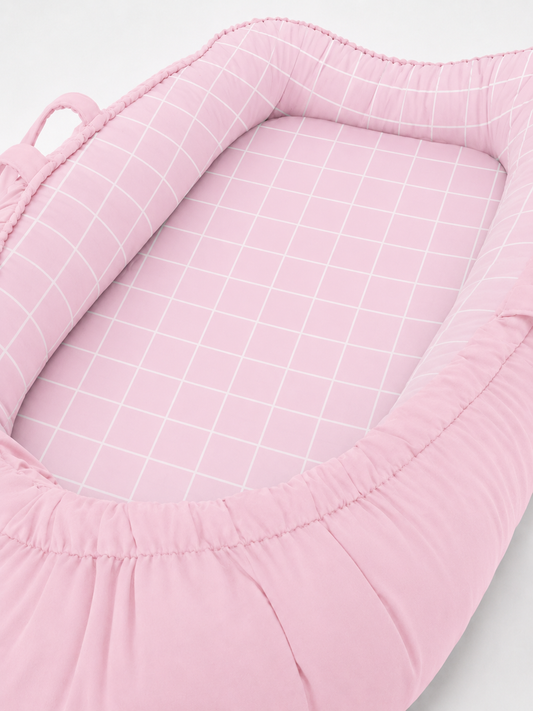 Ninho Redutor Dupla Face Premium Grid Rosa Verso Rosa