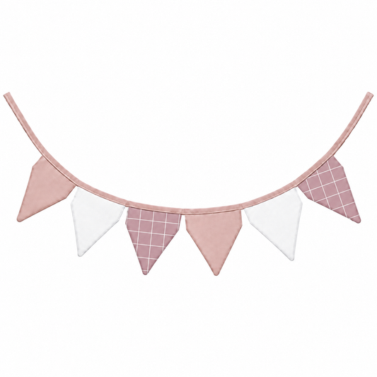 Bandeirinhas Decorativas 2,10m Grid Rose