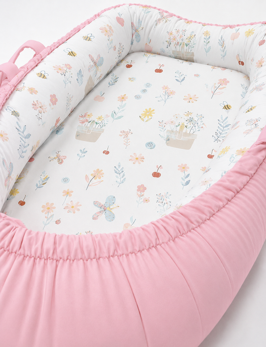 Ninho Redutor Dupla Face Premium Jardim Verso Rosê