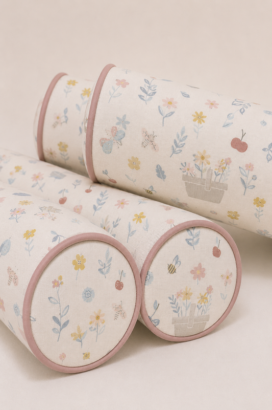 Kit Rolinhos 4 Peças para Cama Casal Jardim