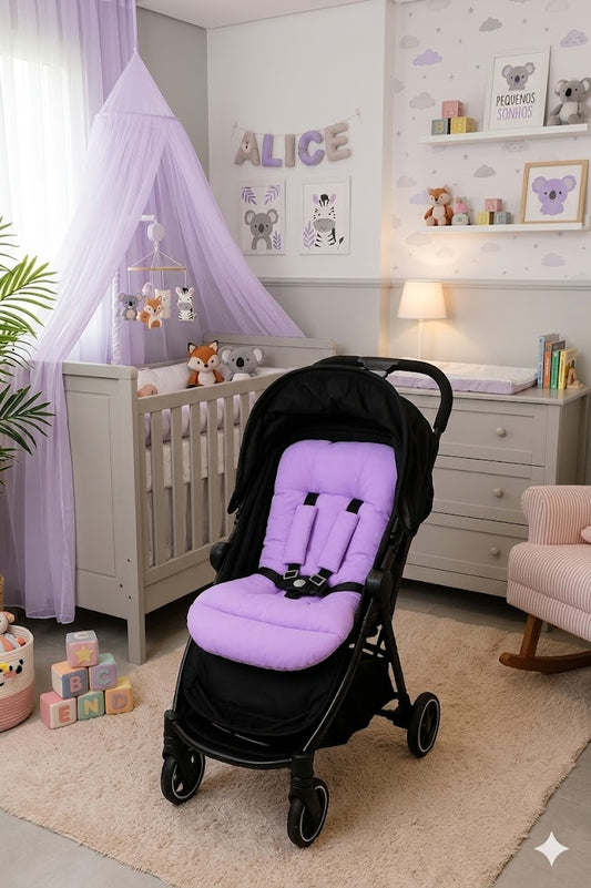 Colchonete para Carrinho Lilás