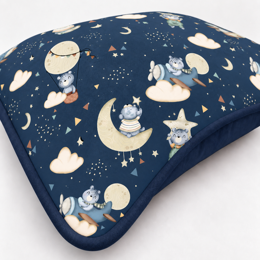 Almofada Decorativa 30cm x 30cm Luar Marinho