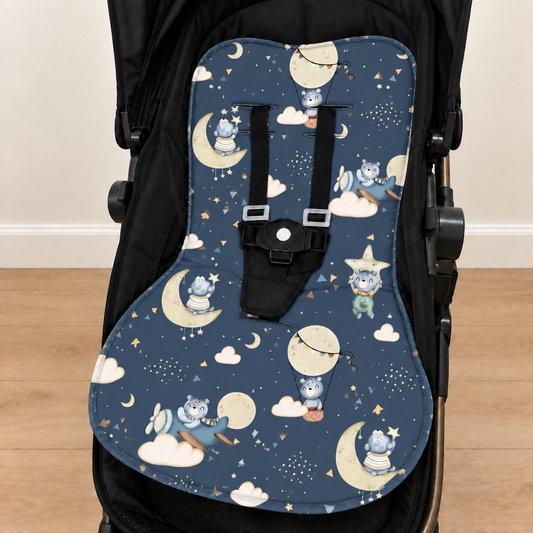 Capa para Carrinho de Bebê Universal Luar Marinho