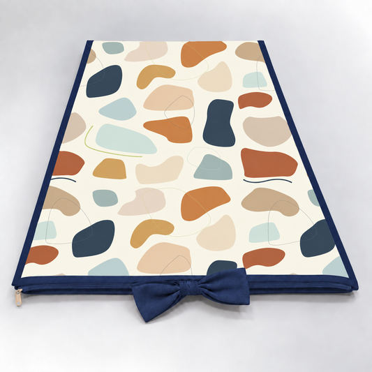 Trocador de Cômoda 70x45x3cm Manchitas Menino c/ Azul Marinho