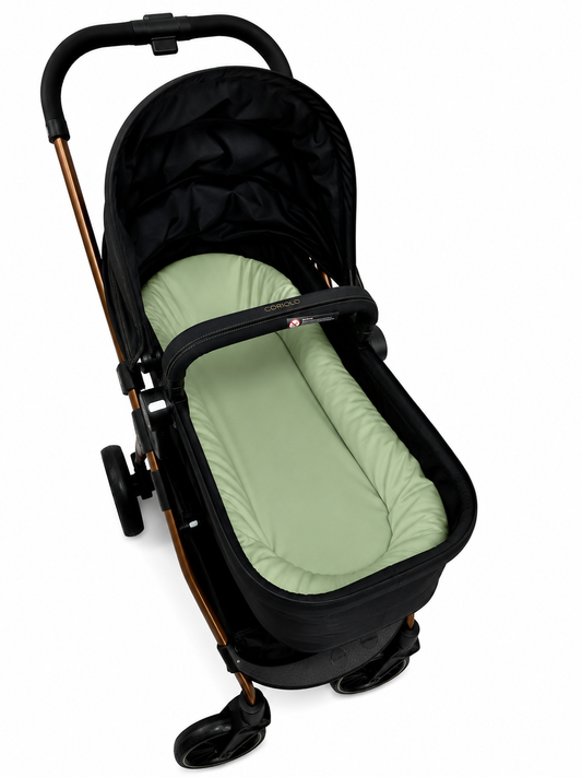 Fronha para Ninho Casulinho Premium para Carrinho Moisés Universal Verde Menta