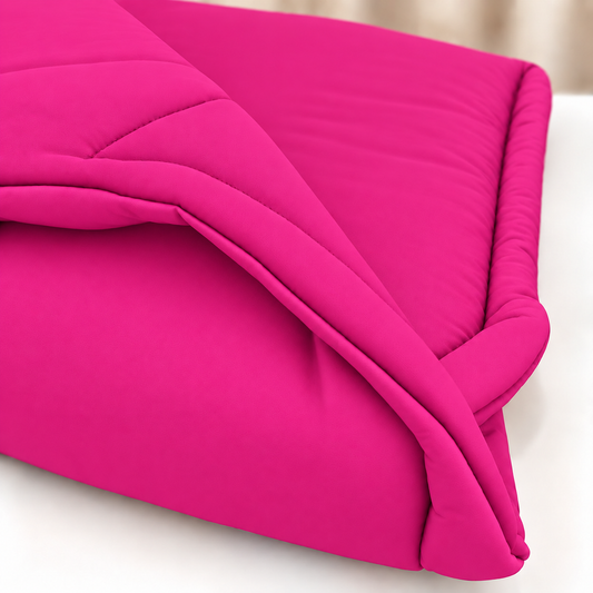 Edredom Estampado Dupla Face para Berço Americano Pink