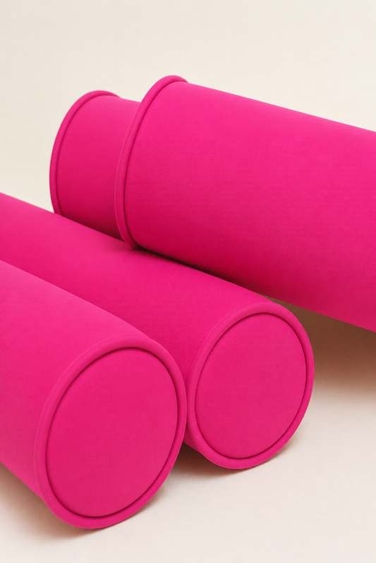 Kit Rolinhos 4 Peças para Cama Solteiro Pink