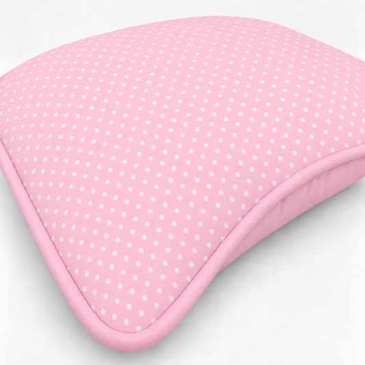 Almofada Decorativa 30cm x 30cm Poá Rosa