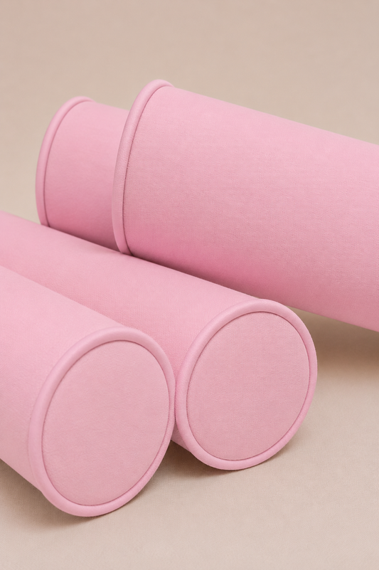 Kit Rolinhos 4 Peças para Cama Solteiro Rosa