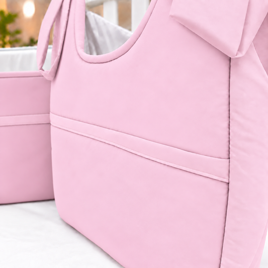 Porta Fraldas ou Porta Treco de Varal Rosa