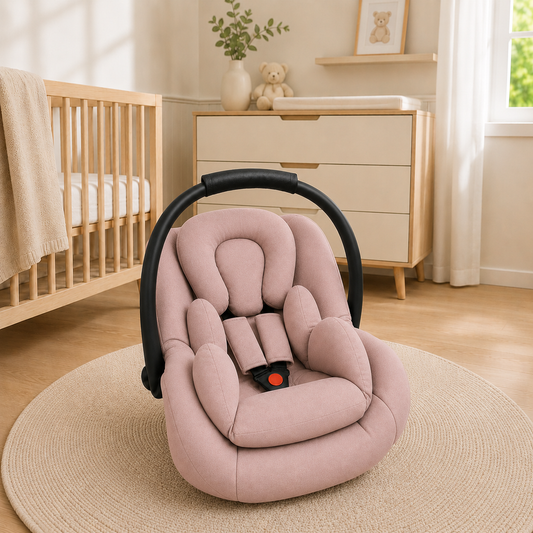 Kit para Bebê Conforto 3 Peças Dupla Face Rosê
