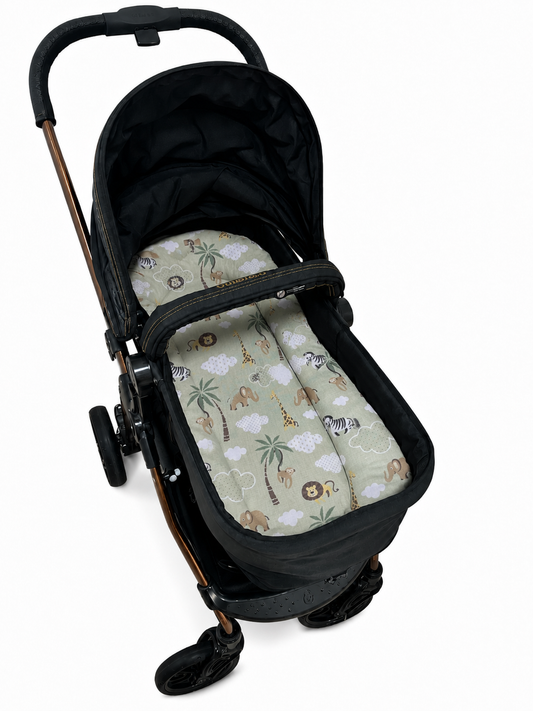 Fronha para Ninho Casulinho Premium para Carrinho Moisés Universal Safari Verde