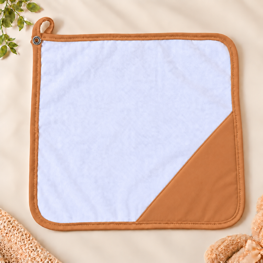 Toalha de Boca Malha Dupla Penteada Premium Terracota | Kit com 3 Unidades