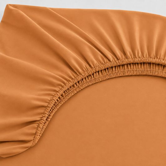 Lençol Estampado para Berço 100% Algodão Terracota