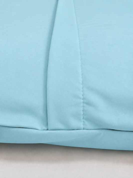 Colchão para Carrinho Moisés Premium 5cm Turquesa