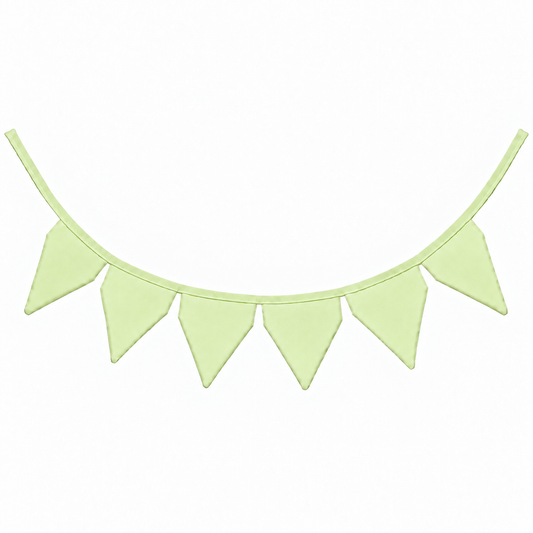 Bandeirinhas Decorativas 2,10m Verde Claro