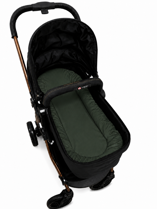 Fronha para Ninho Casulinho Premium para Carrinho Moisés Universal Verde Escuro