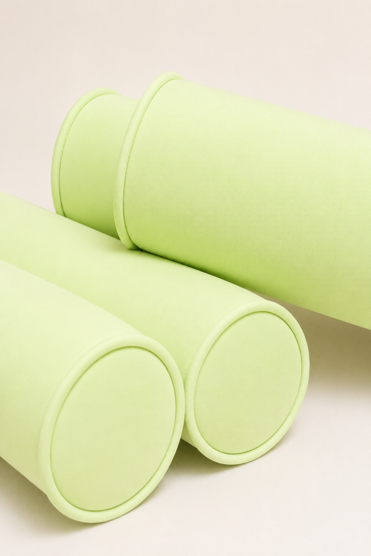 Kit Rolinhos 4 Peças para Cama Solteiro Verde Claro