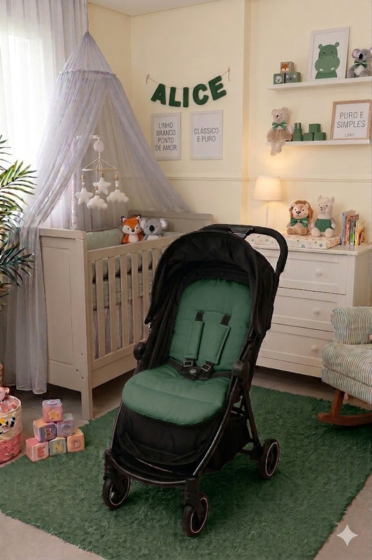 Colchonete para Carrinho Verde Escuro