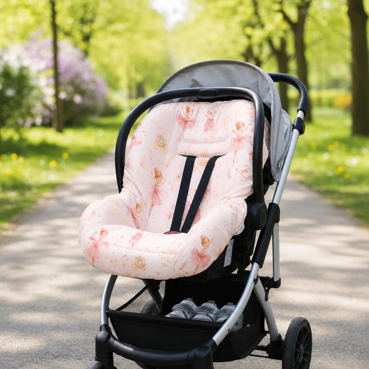 Capa para Bebê Conforto Universal Bailarina