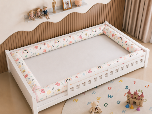 Kit Rolinhos 4 Peças para Cama Casal Abelha