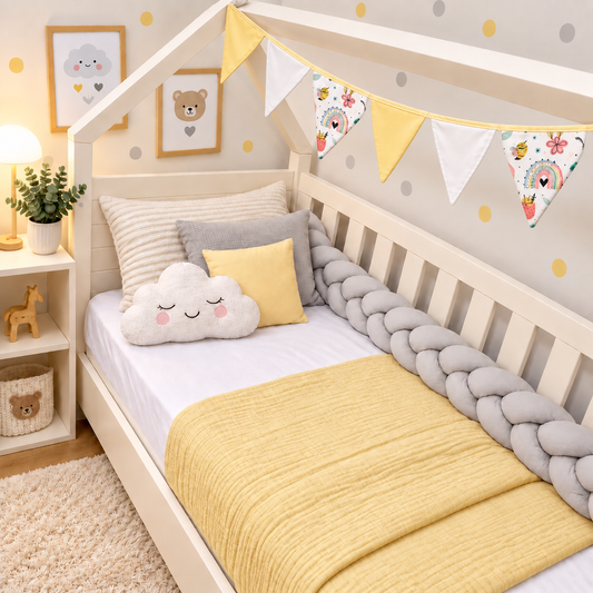 Bandeirinhas Decorativas 2,10m Abelha c/ Amarelo