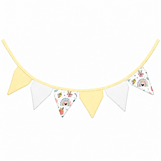 Bandeirinhas Decorativas 2,10m Abelha c/ Amarelo
