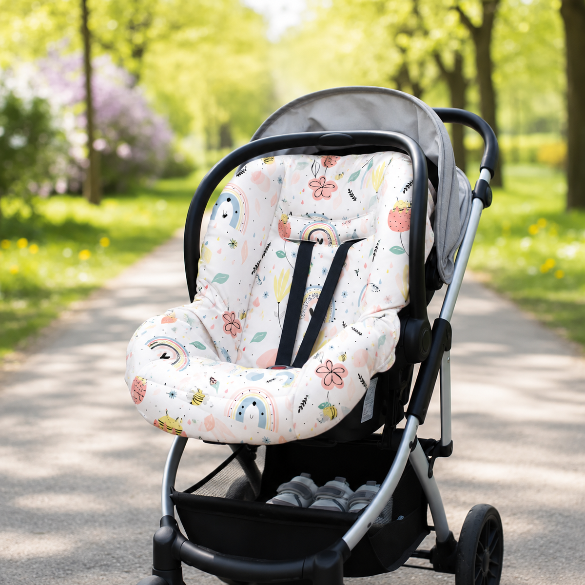 Capa para Bebê Conforto Universal Abelha