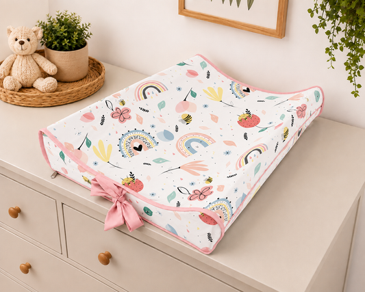 Trocador de Cômoda Americano Abelha com Rosê