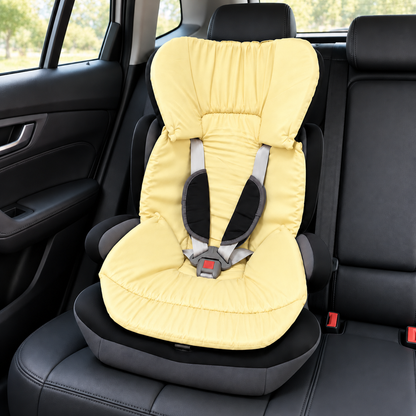 Capa Colchonete para Cadeira de Carro Dupla Face Amarelo