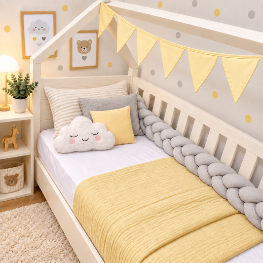 Bandeirinhas Decorativas 2,10m Amarelo