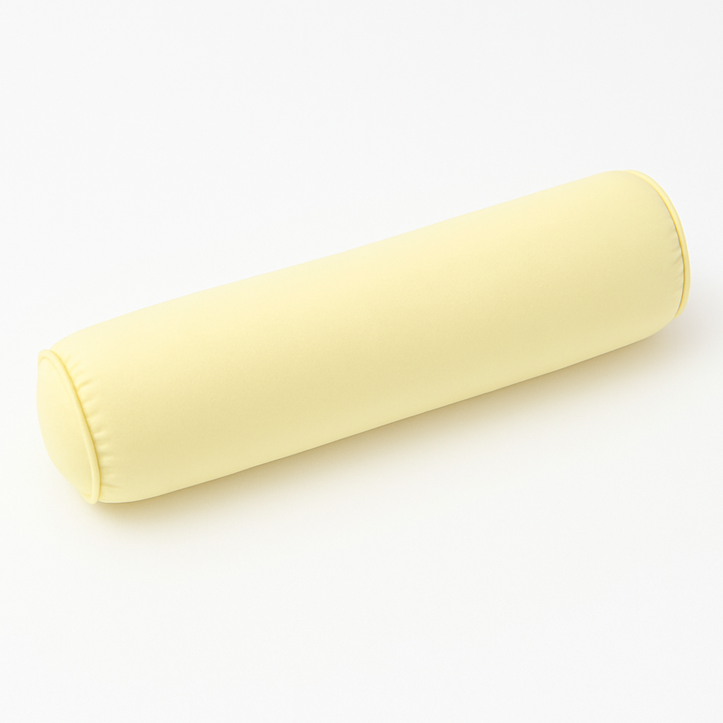 Rolinho Cabeceira e Peseira para Cama Solteiro Amarelo