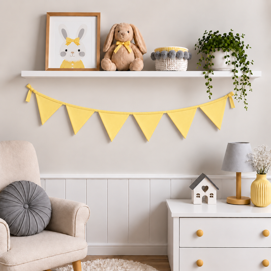 Bandeirinhas Decorativas 1,50m Amarelo