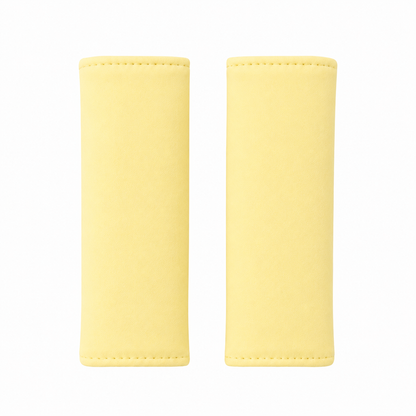 Protetor de Cinto de Segurança Dupla Face Amarelo