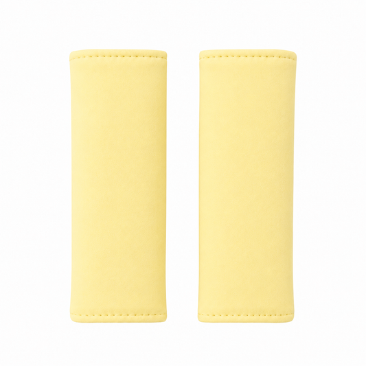 Protetor de Cinto de Segurança Dupla Face Amarelo