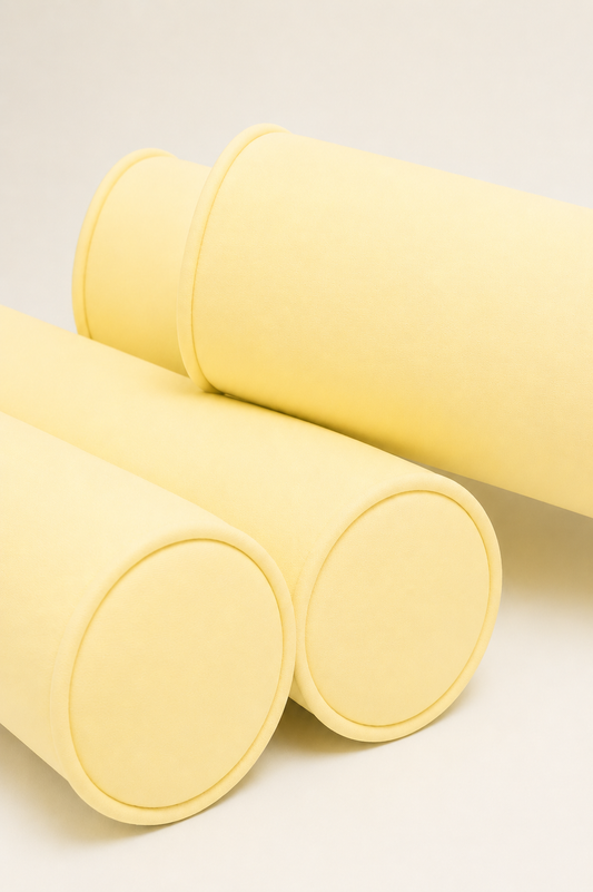 Kit Rolinhos 4 Peças para Cama Solteiro Amarelo