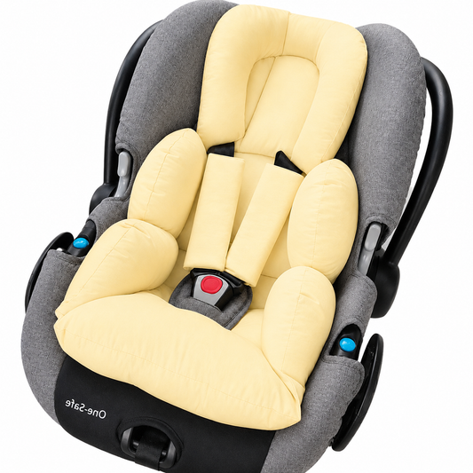 Colchonete para Bebê Conforto Dupla Face Amarela