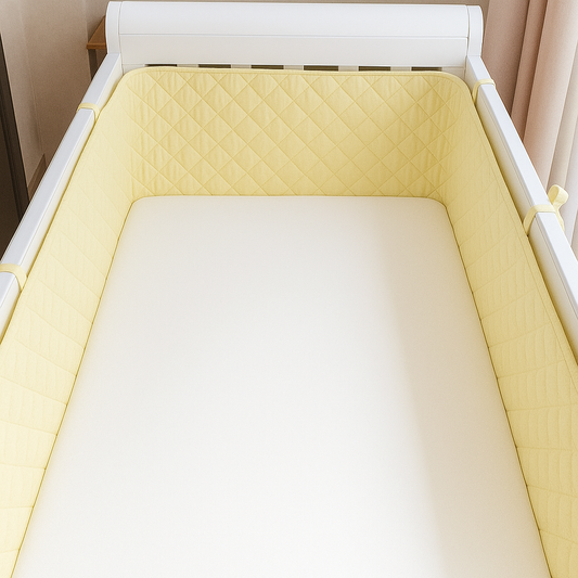 Protetor de Grade Total 360° para Berço Americano Amarelo