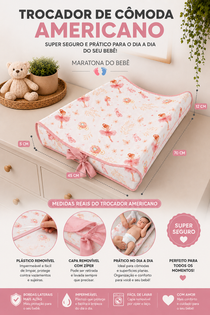 Trocador de Cômoda Americano Lilás